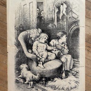 Thomas Nast, Harper's Weekly, Antique Print, Woodblock Engraving